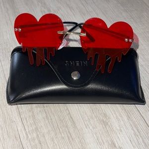 Red Heart Eyeglasses